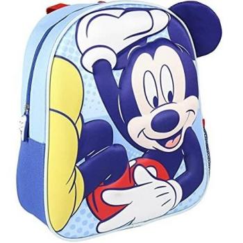 Multi-Color 3D Mickey School Bag