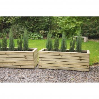 Forest Garden Linear Wooden Planter