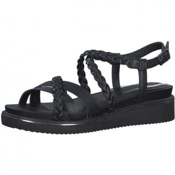Sandales plates Tamaris en cuir