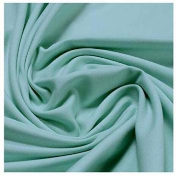 Stoff 0,5 Meter Single Jersey mint Baumwolle Elastan