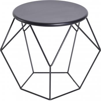 Mesa Apoio Estilo Elegante 51x51x44 cm