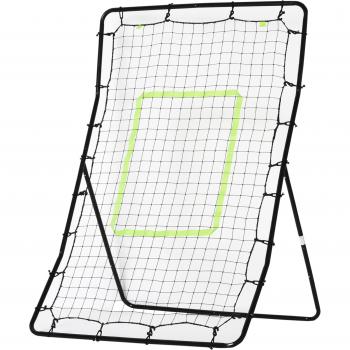 HOMCOM Rete Rimbalzo Portatile per Calcio 90x80x140cm