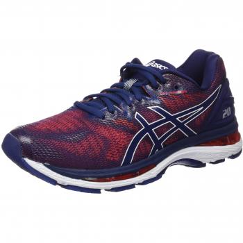 Asics Gel-Nimbus 20 Men's Running Shoes, Indigo Blue/Fiery Red