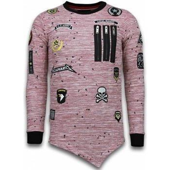 Local Fanatic Asymmetrisches Sweatshirt mit Stickereien