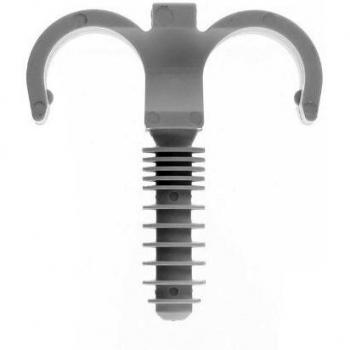 Colliers RAMCLIP Double Gris Ø20