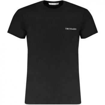 Trussardi Herren T-Shirt NE Black – Strick-Soft