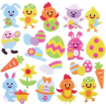 Easter Felt Craft Stickers (100)
