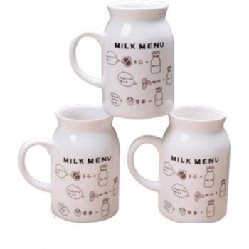250ML Cow Style Ceramic Breakfast Cup