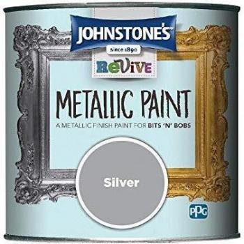 Johnstone's Revive, Silver, 375 ml, Metallic Furniture Paint
