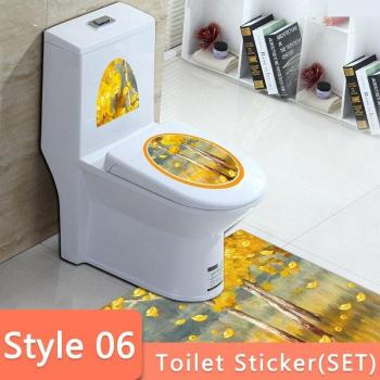 Self Adhesive Toilet Seat Stickers