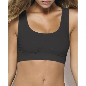 Intimidea Women's Black Silhouette Racerback Bra