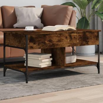 Chêne Fumé Table Basse 100×50×50 cm – VidaXL