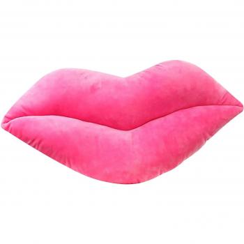 30cm Fashionable Lip-Shaped Cushion