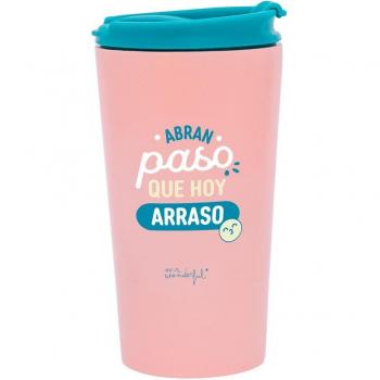 Taza aislante take away: Abran paso, que hoy arraso