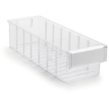 Transparente Lagerschublade 4015, L 400 x B 132 x H 100 mm, 3,2 L