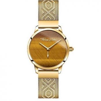 Thomas Sabo Garden Spirit Tiger's Eye Gold Women's Watch
