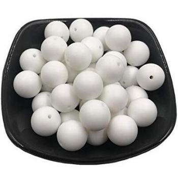 Collier de bricolage en silicone sans BPA-Free pour bébés à mâcher avec perles de dentition extensibles
