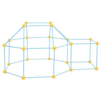 VidaXL Kit de construction de fort pour enfants 72 pcs