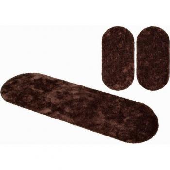 Bruno Banani Hochflor-Bettumrandung »Dana Kuschelweich«, (3 tlg.), unifarben, Mikrofaser, pflegeleicht, Bettvorleger, Schlafzimmer