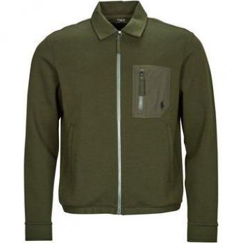 Polo Ralph Lauren Blouson Kaki en Double Knit Tech Zippé