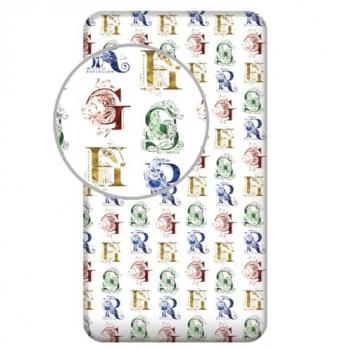 Drap housse en coton Harry Potter 4 maisons
