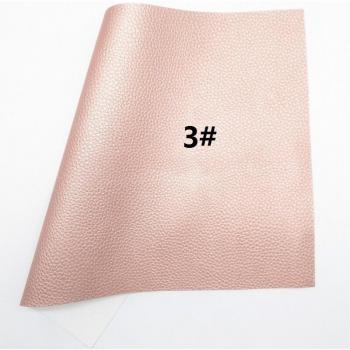 Rose Gold Faux Leather Fabric A4 8x11