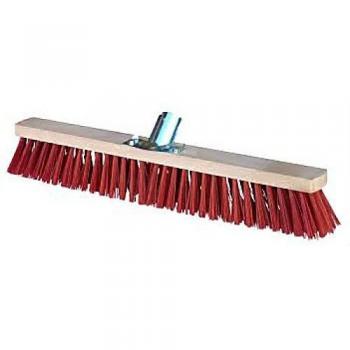 Balai cantonnier 80 cm rouge PVC MERCIER 84081