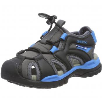 Geox Jungen J Borealis Boy C Geschlossene Sandalen Schwarz