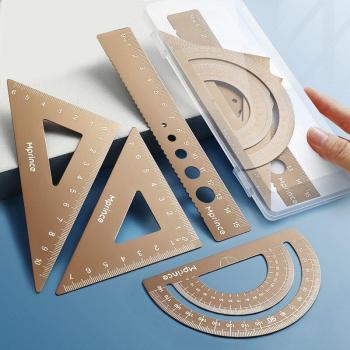 4-Piece Examination Ruler Set for Students