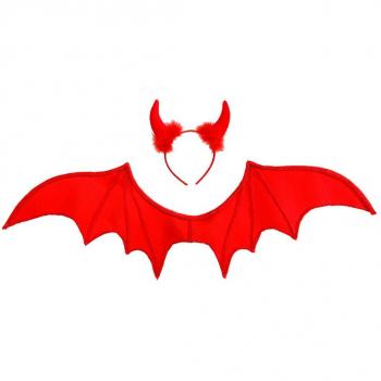 Cornes et Ailes Solaire diabolique – Costume Femme