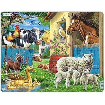 Juguete Educativo: Animales del Campo Larsen – 23 Partes