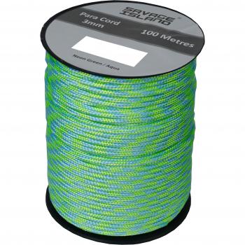 Savage Island Paracord 100m Neon Green