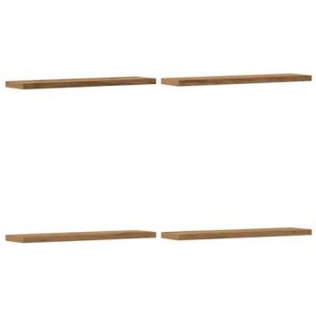 VidaXL 4 pcs Wall Shelves Artisan Oak 40x20x1.5 cm Engineered Wood