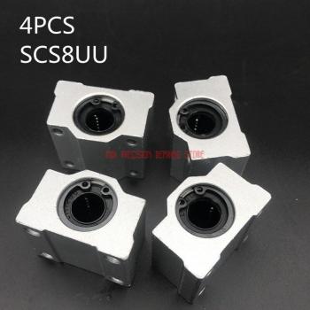 CNC Router AXK Linear Rail 4pcs/lot SC8UU SCS8UU 8mm Linear Ball Bearing Block