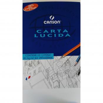 Blocco Canson A3 carta lucida 12 fg