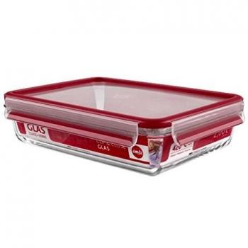 Emsa Clip & Close Glas‑Vorratsdose 2 L – 28 × 21 cm