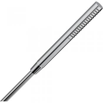 Hansgrohe Pulsify S Stabhandbrause 100, 1 Strahlart wassersparend+, 24126, Farbe: Chrom