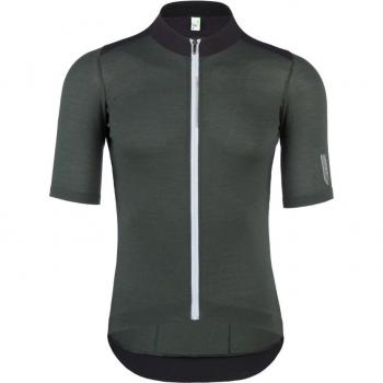 Q36.5 Maglia Ciclismo Verde Maniche Corte