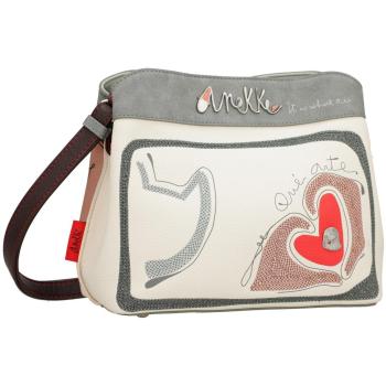 Mehrfarbige Damenhandtasche Anekke – Alma Ole Crossbody mit Kunsthandschrift