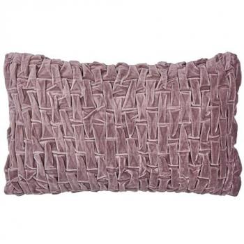 Violet Velvet Decorative Cushion 30 x 50 cm