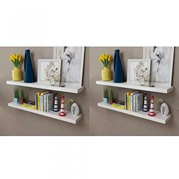 Wall Shelves 4 pcs White 39.4