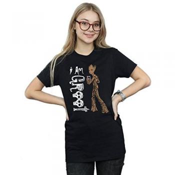 Avengers I Am Teenage Groot – Black Boyfriend Tee (Size M)