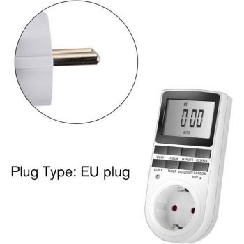 Temporizador de Enchufe Programable 110-240V