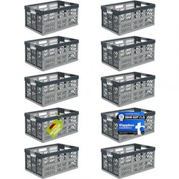 Faltbox 45 L silber/grau für bis zu 50 kg
