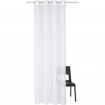 Vorhang WIRTH Betsy Gardinen Gr. 145cm, Ösen, 140cm, weiß Store