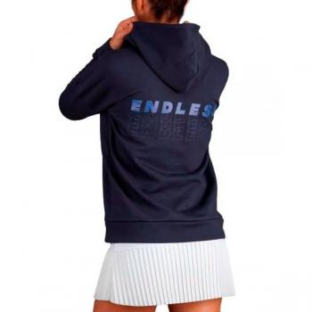Sudadera Textil Endless Hollow Marino Mujer