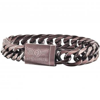 Bracelet adulte marron – Police S14AGT01B en acier inoxydable