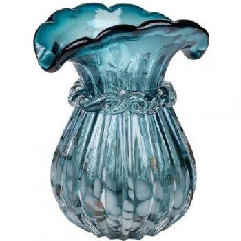 Florero Turquesa de Cristal FIJALO