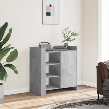 VidaXL Sideboard in Concrete Grey, Dimensions: 73.5 x 35 x 75 cm (Engineered Wood)