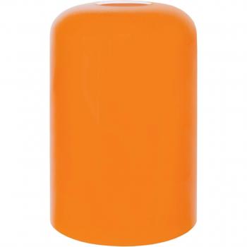 Cylindre d’Abat-jour GINKGO Verre Orange D10,3 x H17cm